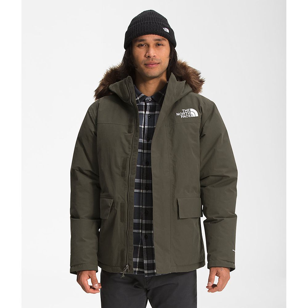 The North Face Parka Mens Australia - The North Face Arctic Green (VUS-315890)